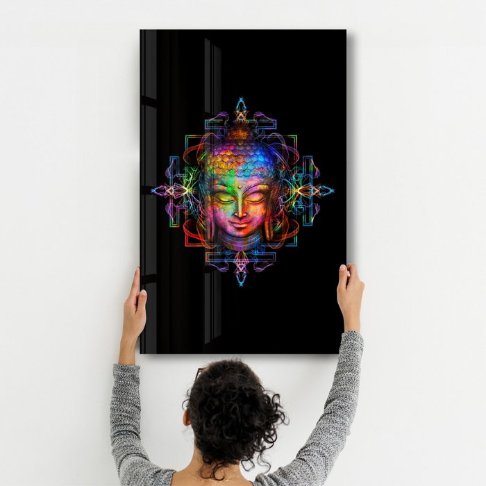 Wallity Pintura Decorativa de Vidrio Templado Multicolor 46 x 72 cm Wallity Pintura Decorativa de Vidrio Templado Multicolor 46 x 72 cm